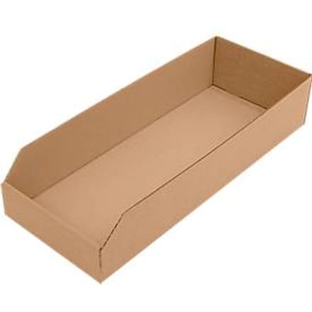 Opbergdoos met open voorkant, L 500 x B 200 x H 100 mm, 9,3 L, 50 stuks