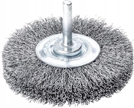 Lessmann Schijfborstel met Schacht, RVS, Golfdraad 30x0,2mm