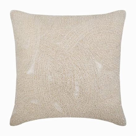 Decoratieve Kussens 45 x 45cm van Kunstzijden in Moderne Abstracte Stijl - Ivory