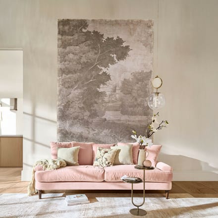 LOBERON Behangwand Jarville grijs/roze