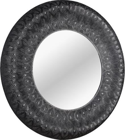 M&M - Spiegel - Ø˜80cm - Wandspiegel in Frame - Zwart