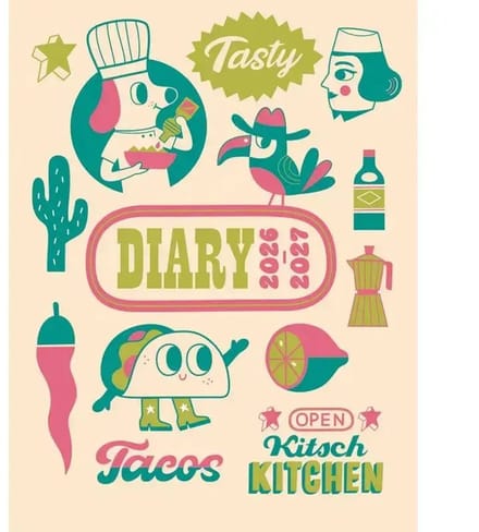 Kitsch Kitchen Schoolagenda 2026-2027 El Restaurante Tacos