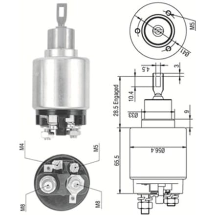 Magneetschakelaar, starter MAGNETI MARELLI 940113050323