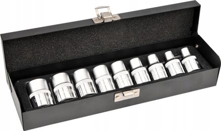 YATO Torx Dop Dop Set E10-E24 9-delig met koffer