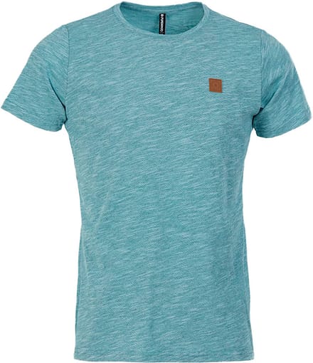 Fundango Jaggyy Structured T-shirt Met Korte Mouwen Blauw M Man