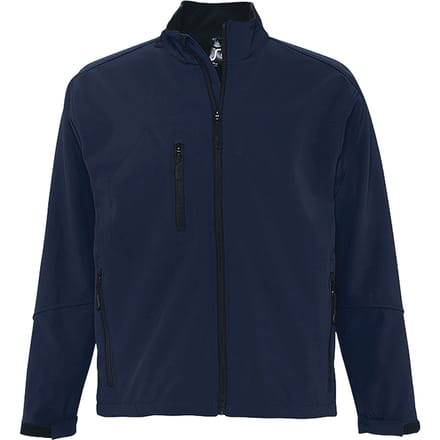 SOLS Heren Relax Soft Shell Jacket (ademend, winddicht en waterbestendig) (Afgrond blauw)