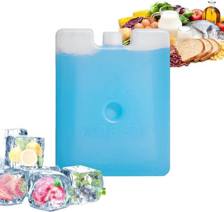 IJsblok Koeler Ventilator - Herbruikbaar Koelpak - Eten Koel Houden - Ruimtebesparend Compact - 250 ml - Wit