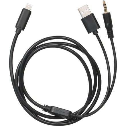 Mediakabel Audiokabeladapter Vervanging voor BMW Mini iPod iPhone 5 6 7 8 X SE Interface zwart