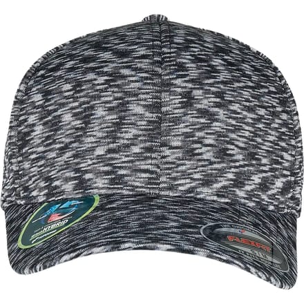 Urban Classics - Stripes Melange Flexfit pet - S/M - Grijs