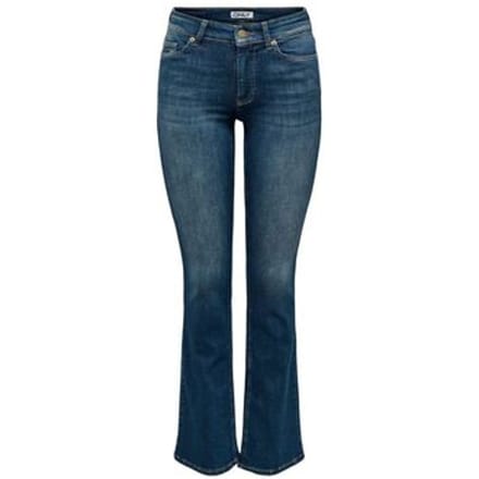 Bootcut Jeans Only 15353700 BLUSH MID FLARED-DARK BLUE DENIM