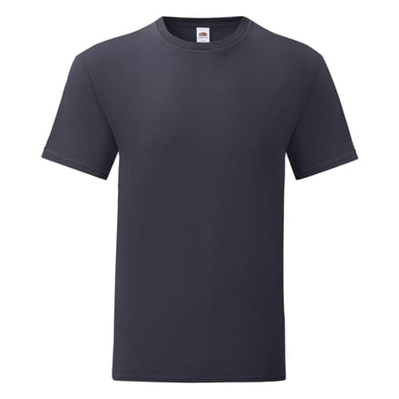 Fruit Of The Loom Heren Iconisch T-shirt (Donker Marine)