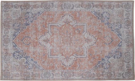 Hawai vloerkleed 200x300 cm oranje en blauw.