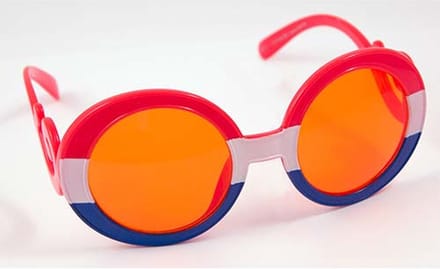 Rood Wit Blauw Bril