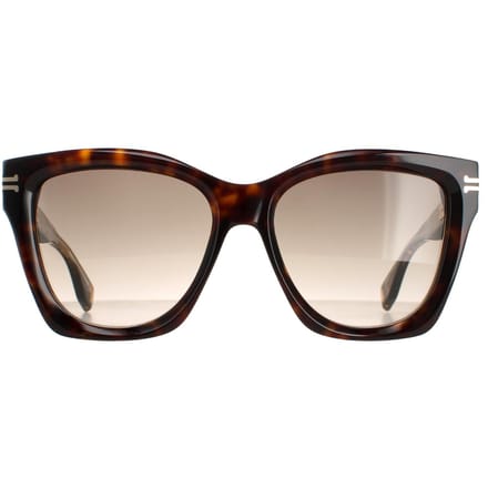 Marc Jacobs Vierkant Dames Havana Crystal Bruin Gradiënt MJ 1000/S