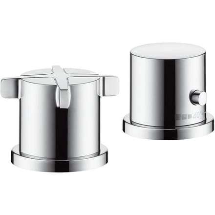 AXOR Citterio E 2-hole bath rim mixer with thermostat 36412000