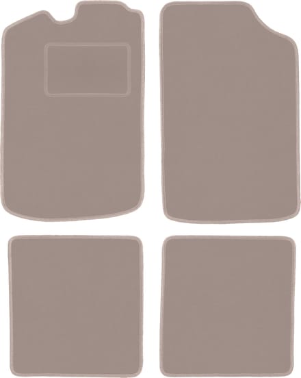 Beige veloursmatten voor: Volkswagen Golf I hatchback (1974-1983)