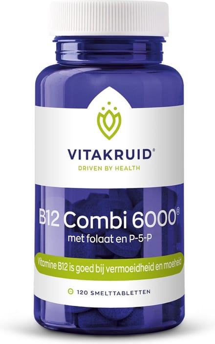Vitakruid B12 Combi 6000 met folaat en P-5-P 120 tabletten