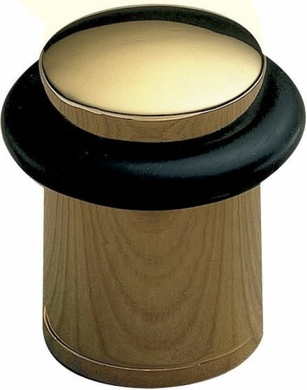 AMIG Deurstopper/deurbuffer - D32mm - inclusief schroeven - goud