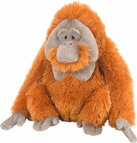 Wild Republic Knuffel Oerang oetan - pluche - knuffeldier - 30 cm - apen knuffels
