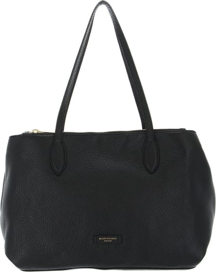 Gianni Chiarini Grote Schoudertas Dames - Leer - Mara - Zwart