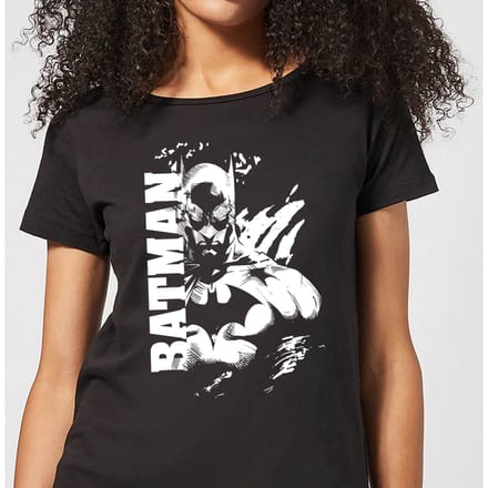 DC Comics Batman Urban Split Dames T-shirt - Zwart - S
