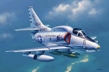 Trumpeter Modelbouwpakket Militaire voertuigen - 02268 A-4M Skyhawk Plane Plastic - 1:32 - Modelbouw