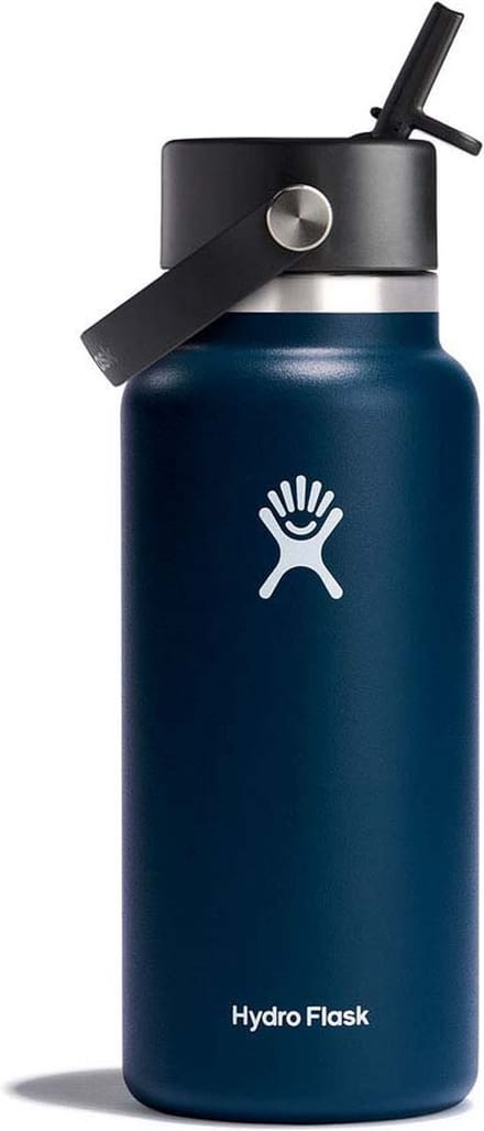 Hydro Flask Wide Mouth Flex Straw Cap Drinkfles (946 ml) - Indigo