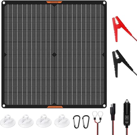 Draagbaar 30W 12V Zonnepaneel voor Acculading en Onderhoud