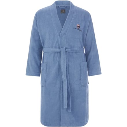 Jan Vanderstorm herren Badjas - 64/66 - blauw - Plus Size