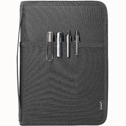 A5 Rits Journal Notebook Cover - Waterbestendig en Hervulbaar met Binnenzakken