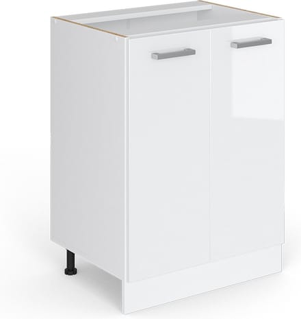 Vicco R-Line Keukenonderkast – 60 cm zonder werkblad Wit Hoogglans