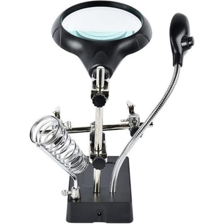 Desktop Vergrootglas Soldeerstation LED-licht Vergrootglas Standaard met Klem en Klemmen