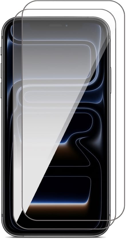 Screenprotector geschikt voor iPhone 17 Pro - 2x Glas Screen Protector