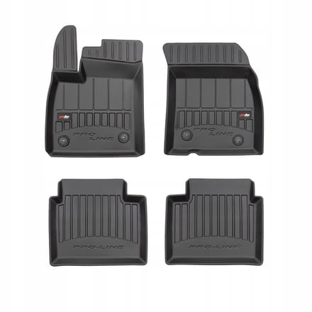 FROGUM Rubber Matten Set + Kofferbakmat – Ford Focus MkIV Combi (2018-) – TPE – Op Maat – Proline