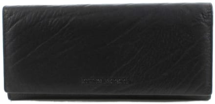 bruno banani Leren Portemonnee Africa Wallet Black Zwart