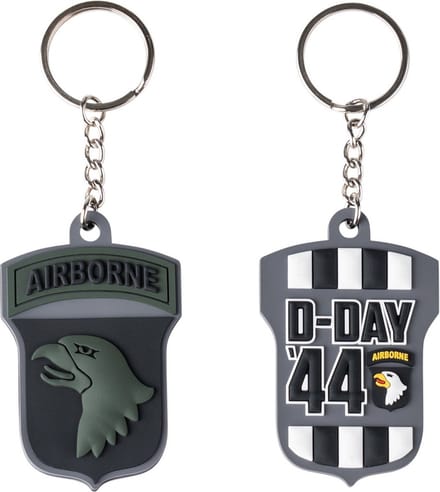 Fostex Sleutelhanger 3D PVC 101st Airborne D-Day 44 subdued
