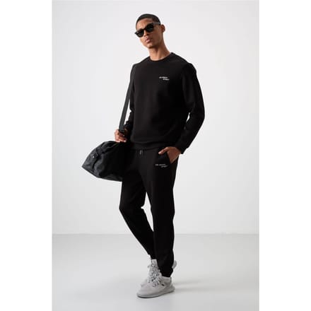 Heren Sweatshirt met Lange Mouwen en Broek Set