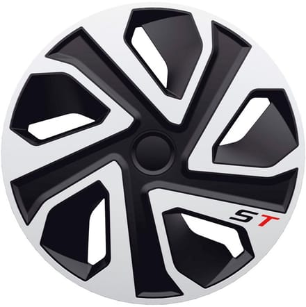J-Tec Wieldoppen 14 inch ST zilver/zwart