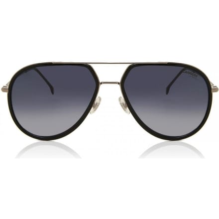 Carrera 295 S 807 9o uniSex Zonnebril Black Silver/58 gray
