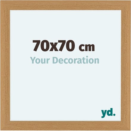 Your Decoration - Fotolijst 70x70 cm - MDF - Beuken - Como