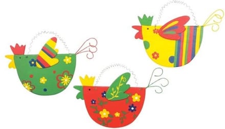 Small Foot Decoratie Vogels Bont 3 Kleuren