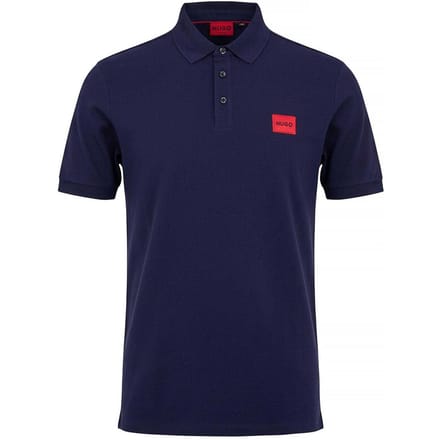Hugo Heren Dereso Poloshirt Met Korte Mouwen (Marine)
