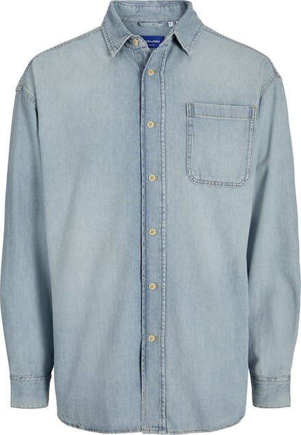 Jack & Jones Denim overhemd Wide Fit Denim overhemd