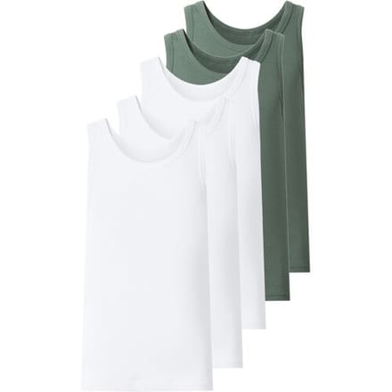 ESMARA KIDS Set van 5 kinder hemden (Wit/groen, 146/152)