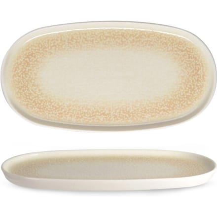 Rinart Serveerschaal - Dotti - Porselein - 35x18 cm - set van 2