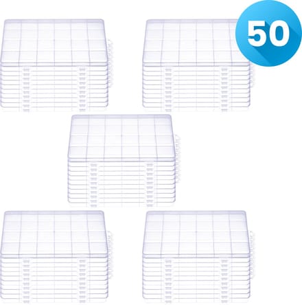 Behave Opbergdoos - 24 vakjes - Opbergbox - Sorteerdoos - Doos - Box - 50 Stuks