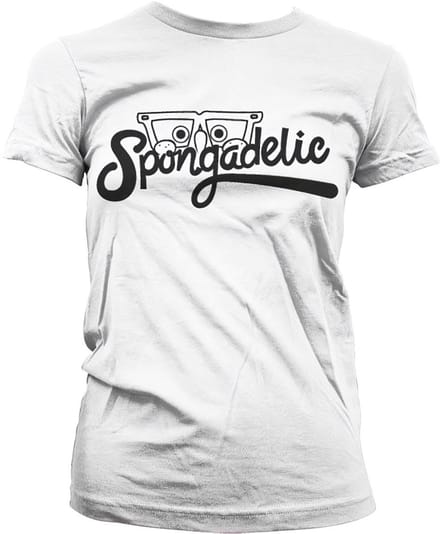 SpongeBob SquarePants Spongadelic Girly T-shirt dames White