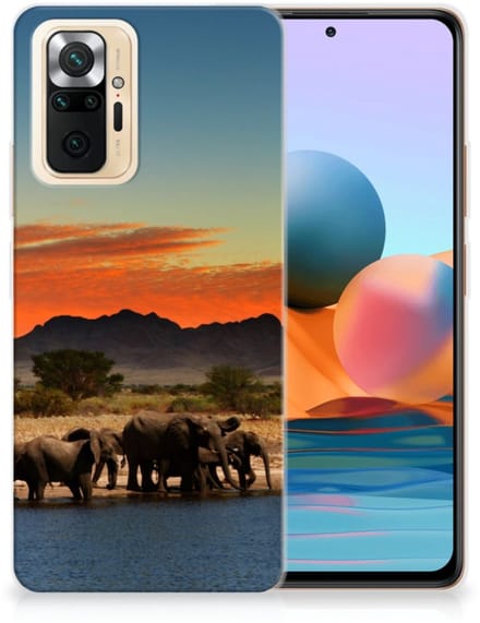 Xiaomi Redmi Note 10 Pro TPU Hoesje Olifanten