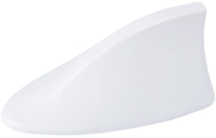 Store_8 - Shark Fin Antenne - AM/FM Radio - Waterdichte Rubber Coating - Wit - Universele Antenne - Geschikt voor Auto - Kleur Wit