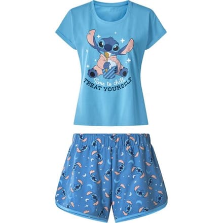 Lidl Dames shortama - Disney (Stitch, S (36/38))